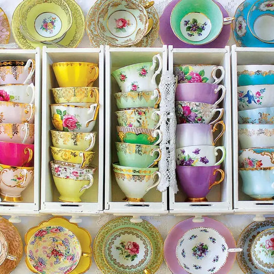Xfganthon-Mismatched Teacups For Tea Party, Catering, Event Planner