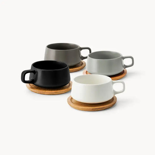 Xfganthon-Cappuccino Cup Set Luxe Collection (4 X 320 Ml)